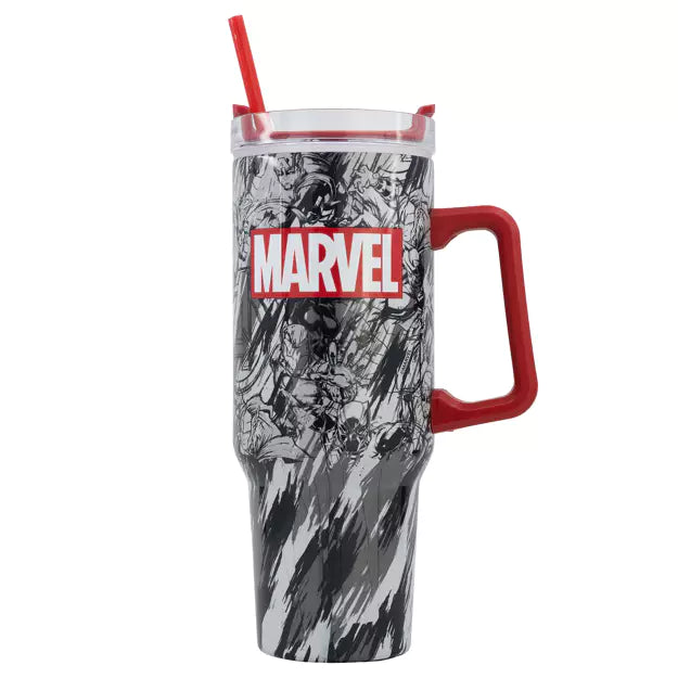 Snaps Marvel Pattern Young Adult DW Insulated Stainless Steel XXL Rambler Mug