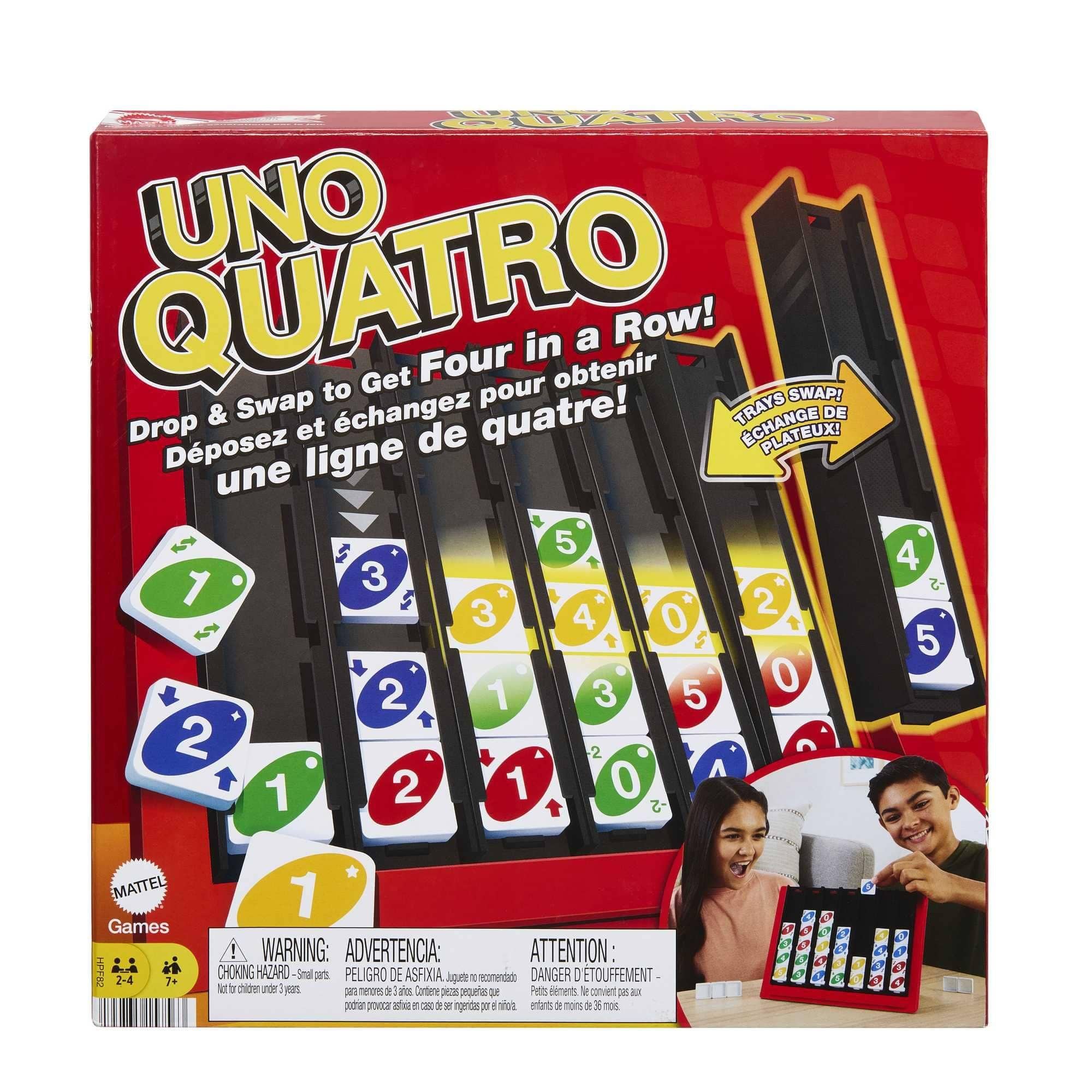 Snaps Mattel Games UNO Quatro