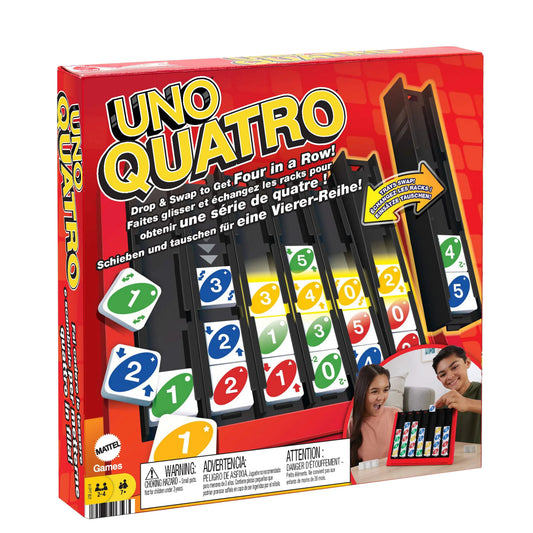 Snaps Mattel Games UNO Quatro