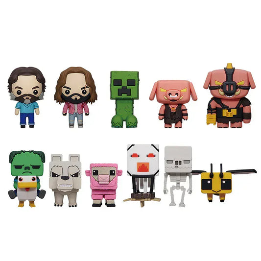 Snaps Minecraft Movie 3D Collectable Keychains