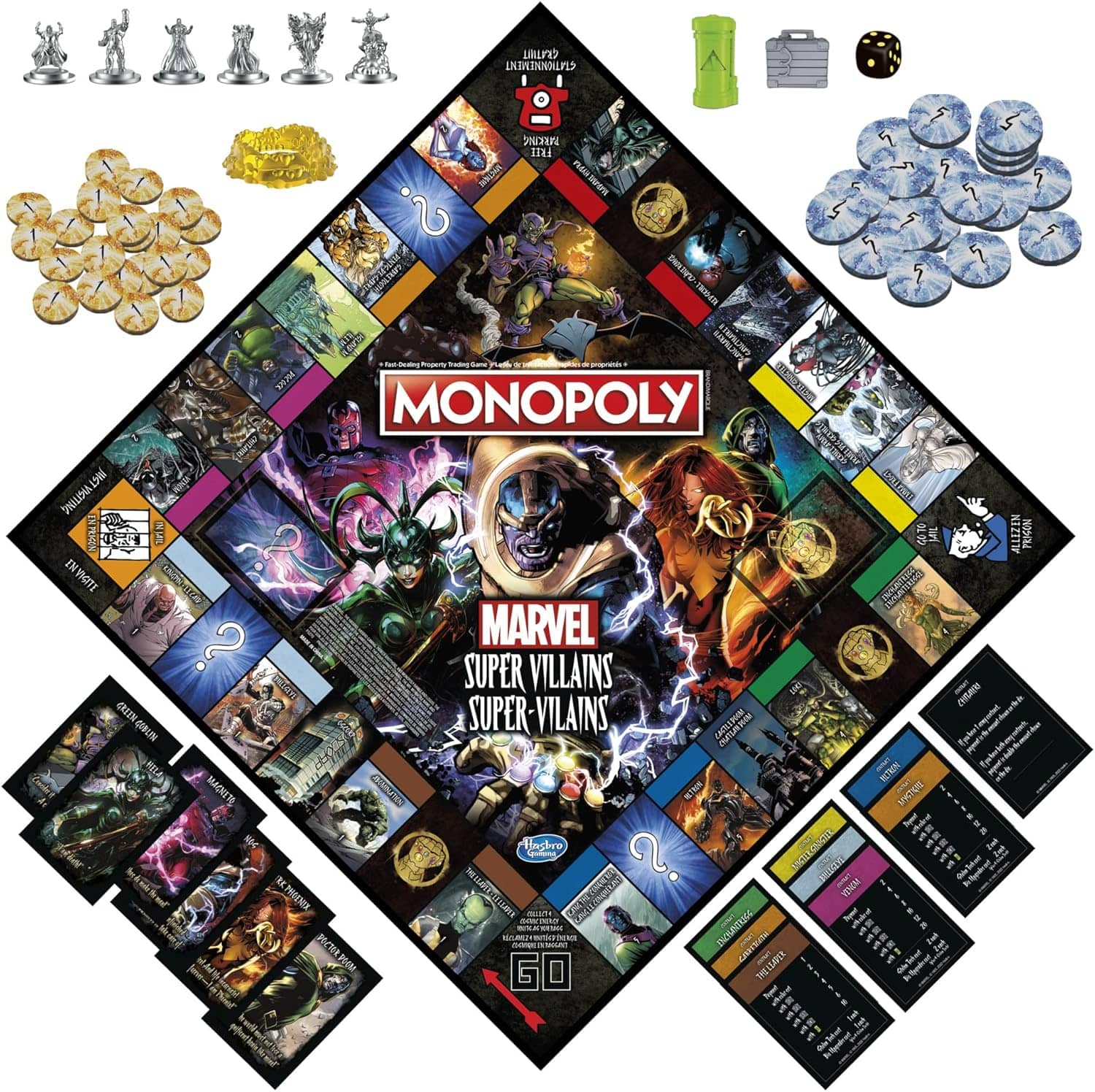 Snaps Monopoly: Marvel Super Villains Edition