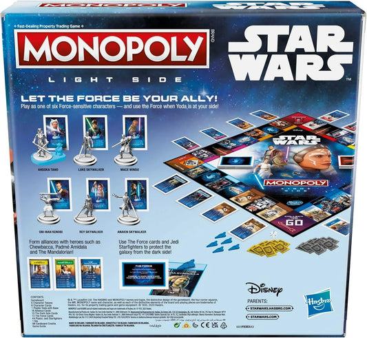 Snaps Monopoly: Star Wars Light Side Edition Board, Star Wars Jedi Game