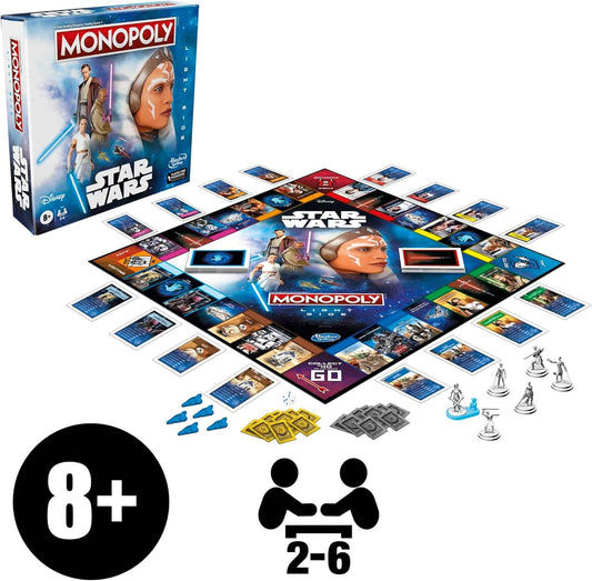 Snaps Monopoly: Star Wars Light Side Edition Board, Star Wars Jedi Game