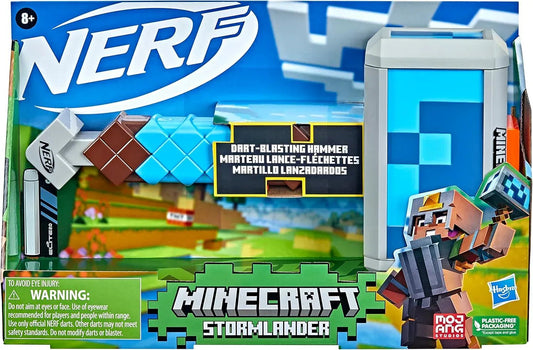 Snaps Nerf Minecraft Stormlander Dart-Blasting Hammer