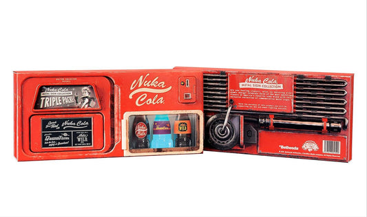 Snaps Nuka Cola Metal Sign Collection Triple Pack