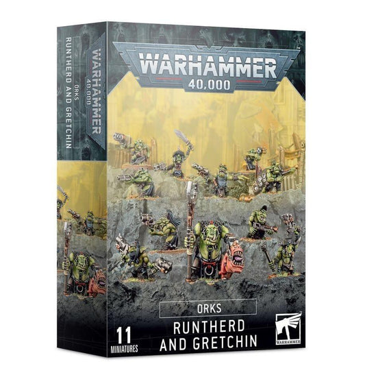 Snaps ORKS: RUNTHERD AND GRETCHIN
