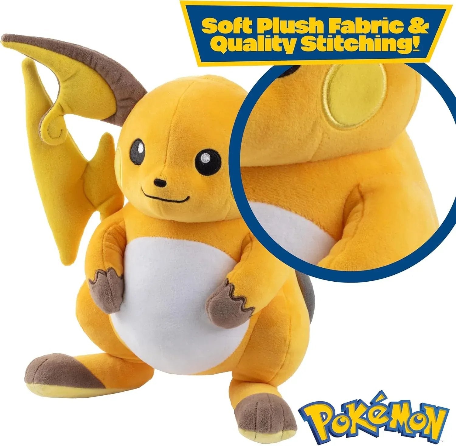Snaps Pokémon 30cm Plush - Raichu Official Plush
