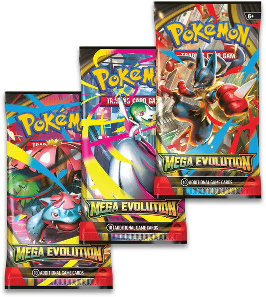 Snaps Pokemon TCG: Mega Evolution - 3-pack