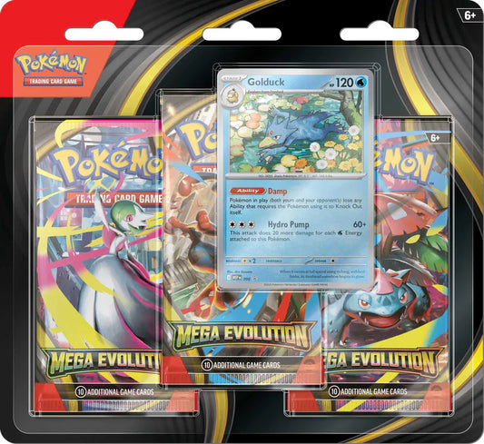 Snaps Pokemon TCG: Mega Evolution - 3-pack