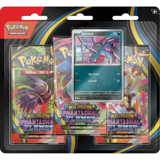 Snaps Pokemon TCG: Mega Evolution Phantasmal Flames - 3 Pack