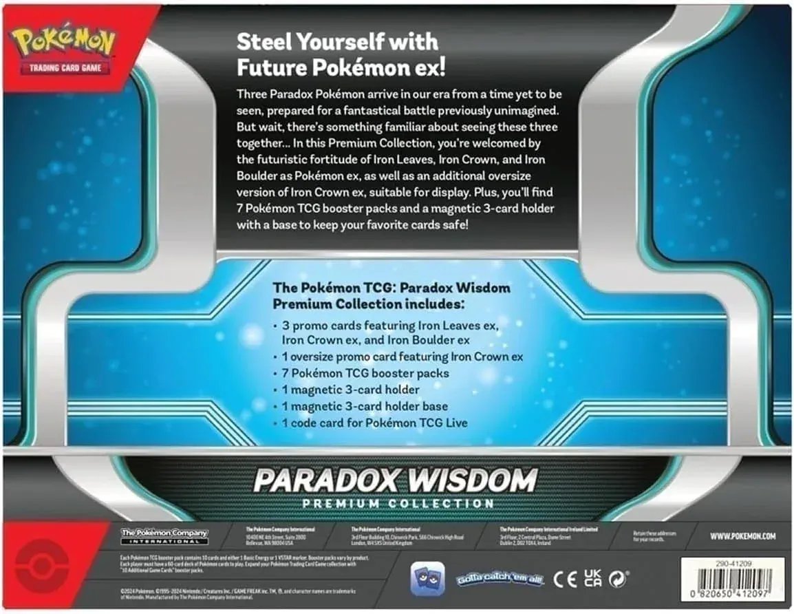 Snaps Pokemon TCG: Paradox Wisdom Premium Collection