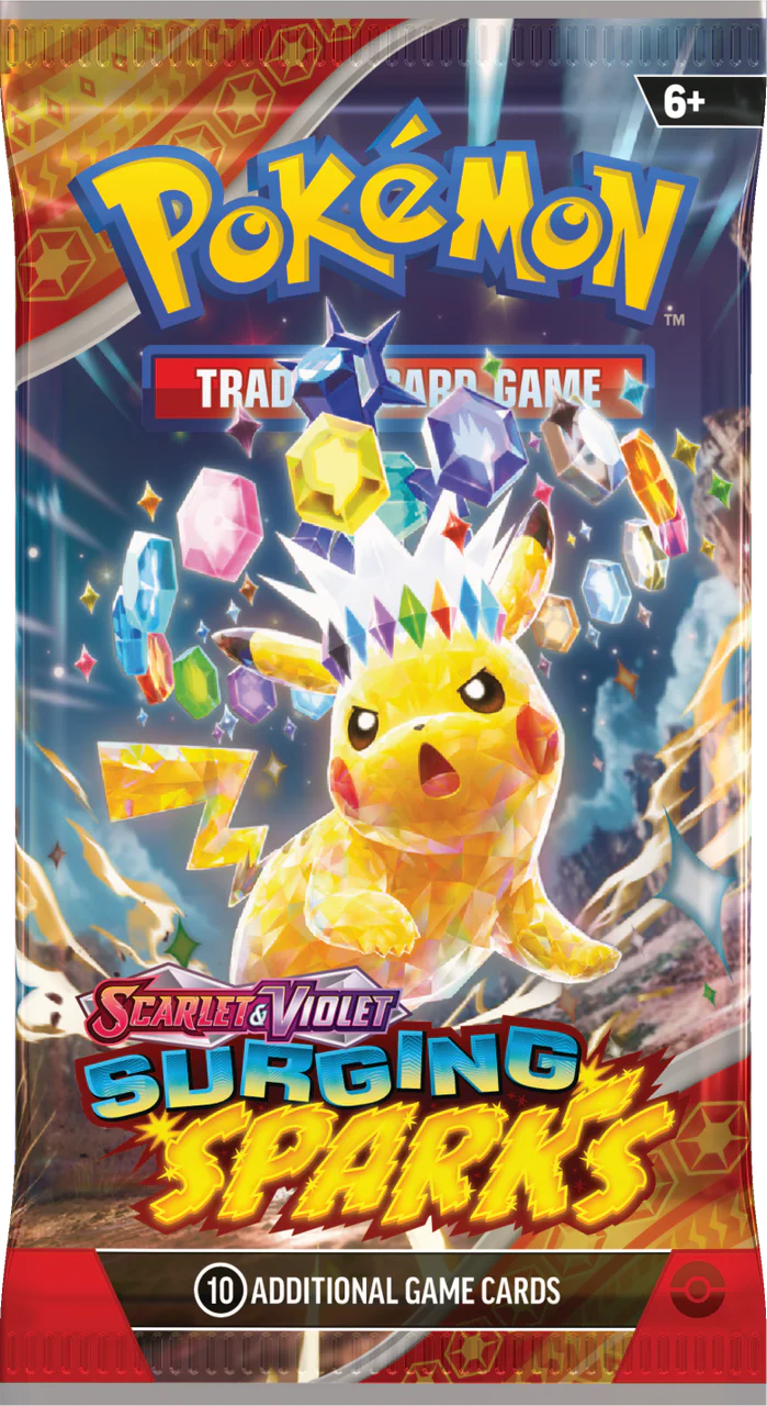 Snaps Pokemon TCG: Surging Sparks Booster Pack