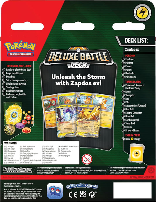 Snaps Pokemon TCG: Zapdos ex Deluxe Battle Deck