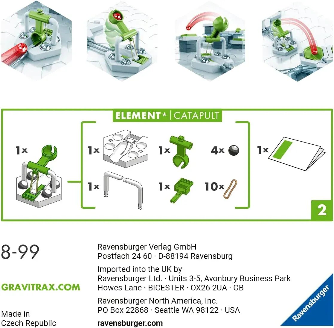 Snaps Ravensburger GraviTrax Extension Catapult