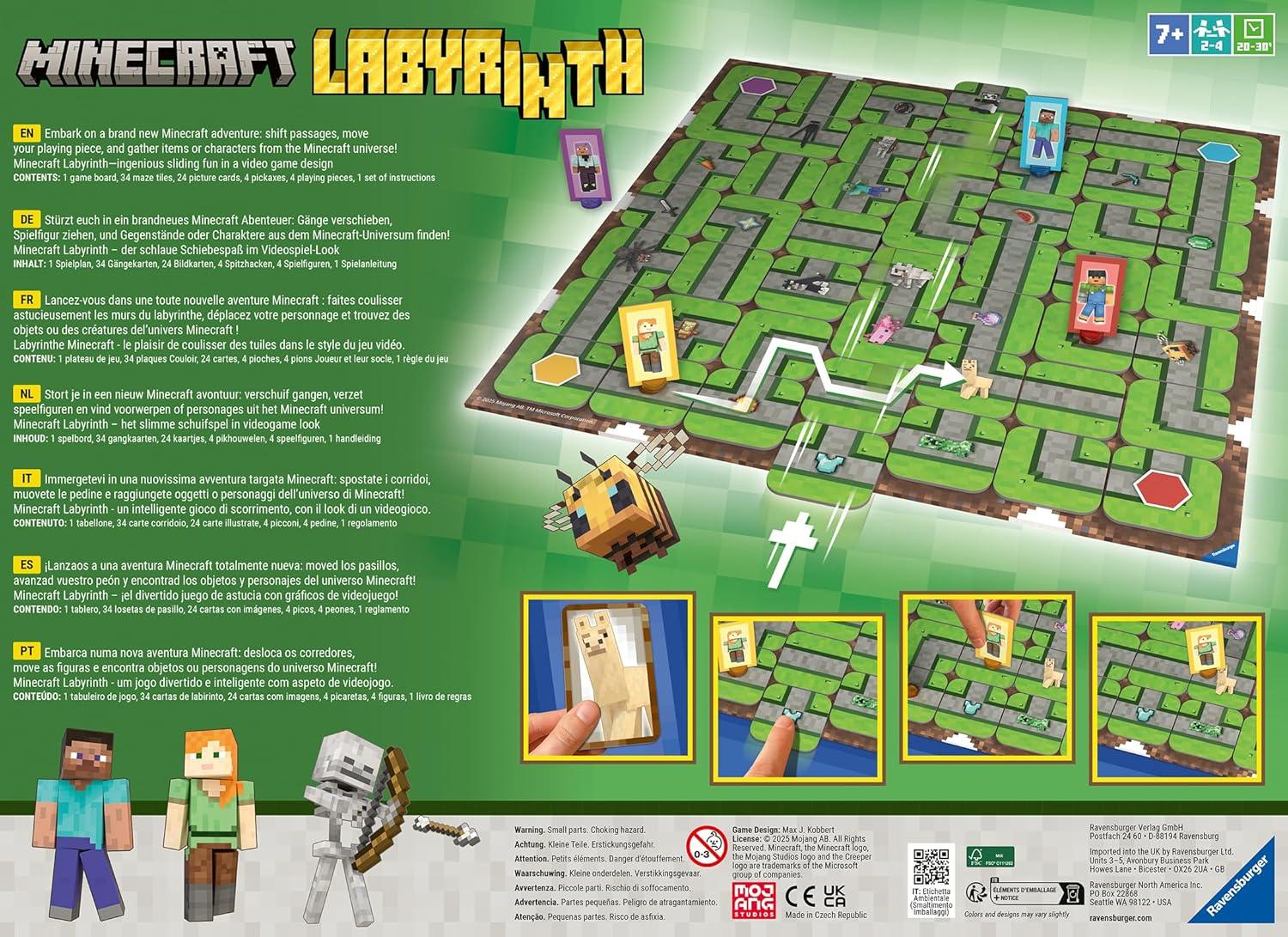 Snaps Ravensburger Labyrinth - Minecraft