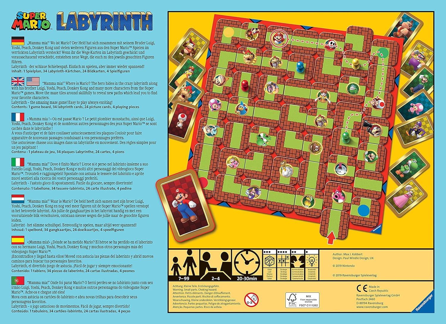 Snaps Ravensburger Labyrinth - Super Mario Brothers