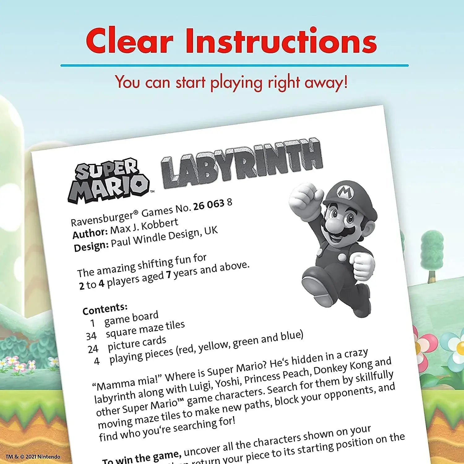 Snaps Ravensburger Labyrinth - Super Mario Brothers
