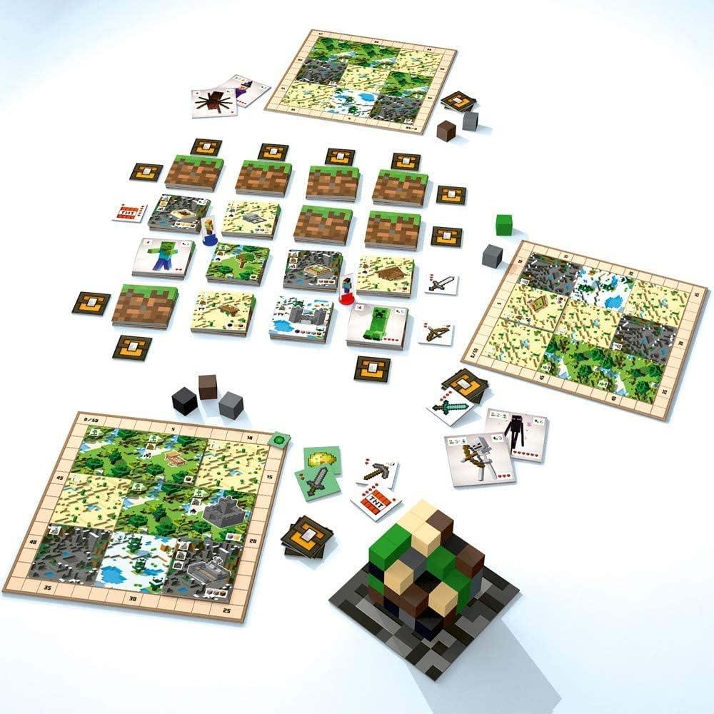 Snaps Ravensburger Minecraft Builders & Biomes Strategy Board Game