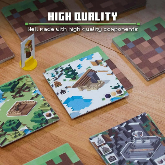 Snaps Ravensburger Minecraft Builders & Biomes Strategy Board Game