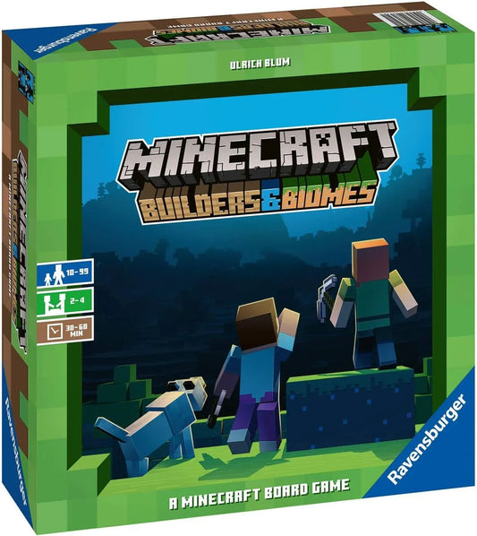 Snaps Ravensburger Minecraft Builders & Biomes Strategy Board Game