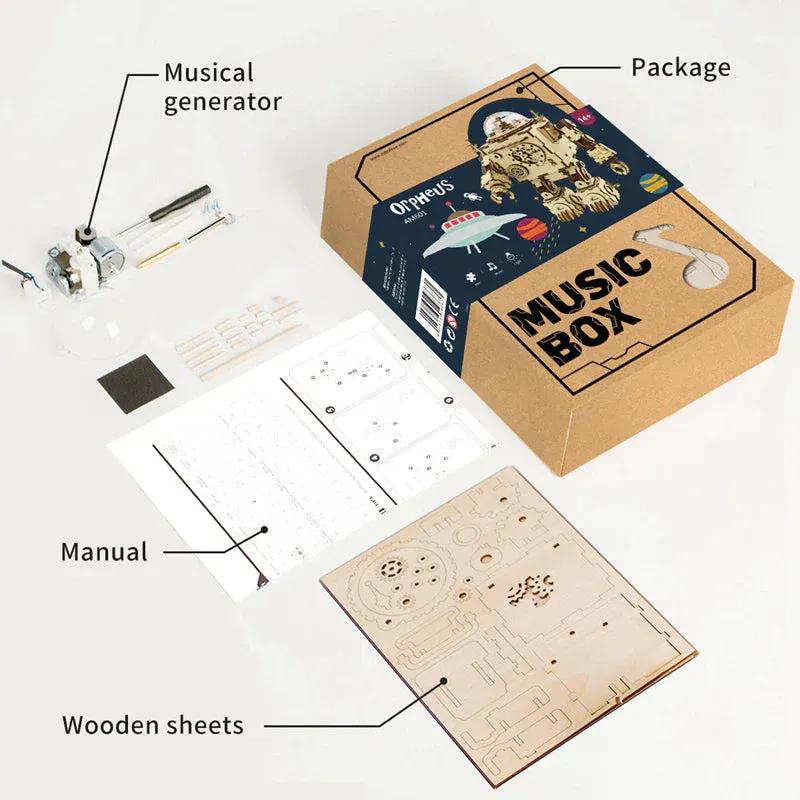 Snaps Robot Orpheus - Rokr 3D Wooden Puzzle - AM601
