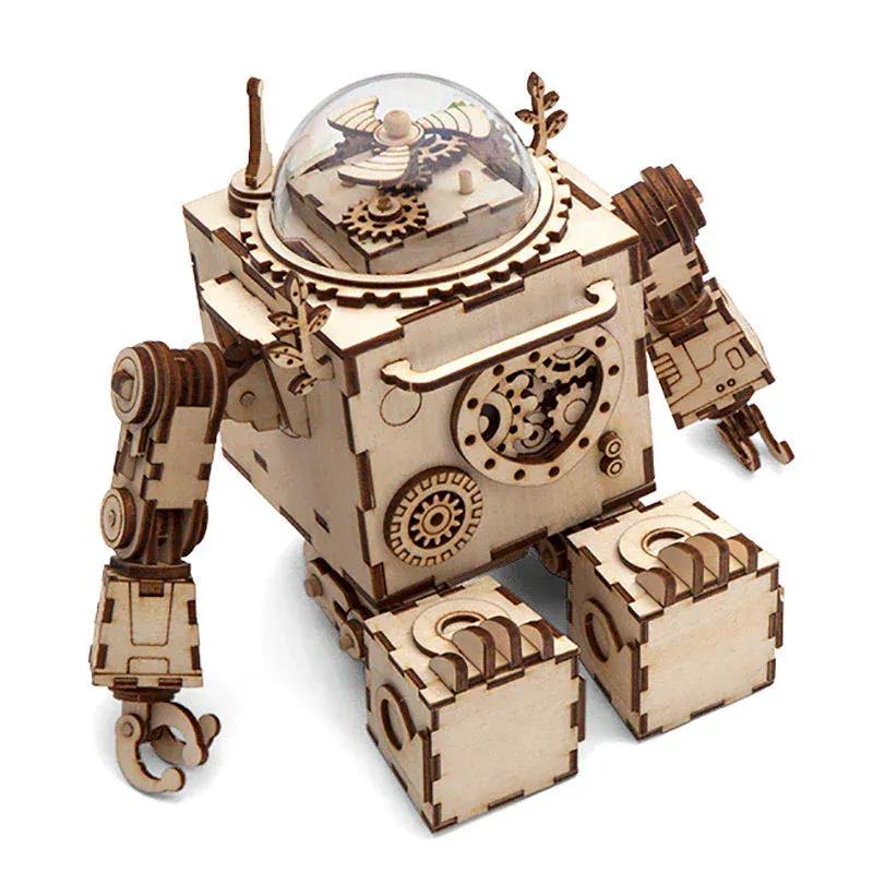 Snaps Robot Orpheus - Rokr 3D Wooden Puzzle - AM601