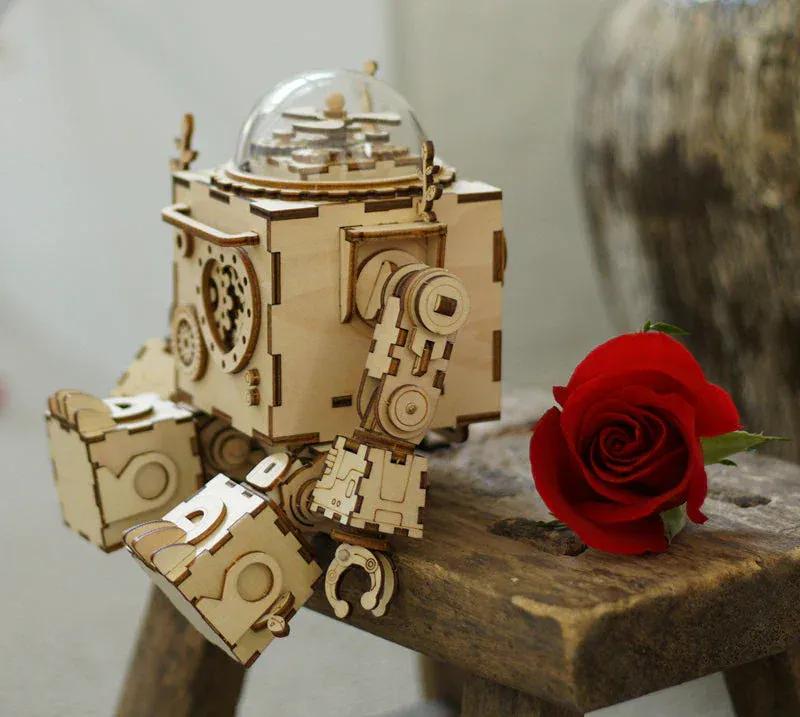 Snaps Robot Orpheus - Rokr 3D Wooden Puzzle - AM601