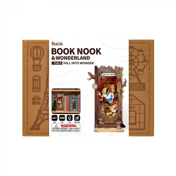 Snaps Rolife Book Nook Shelf Insert - Fall into Wonderland