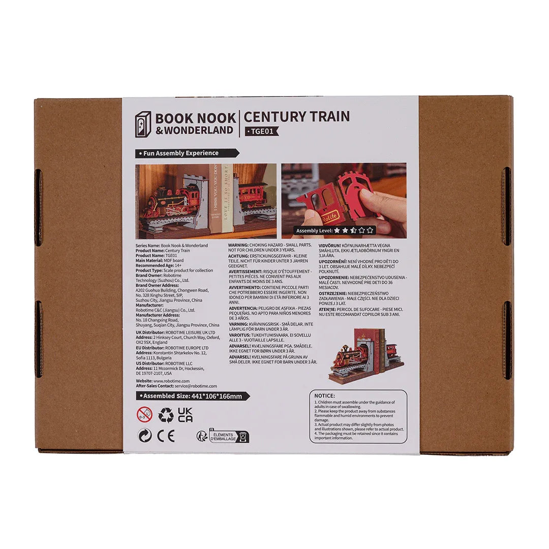 Snaps Rolife Century Train DIY Book Nook TGE01