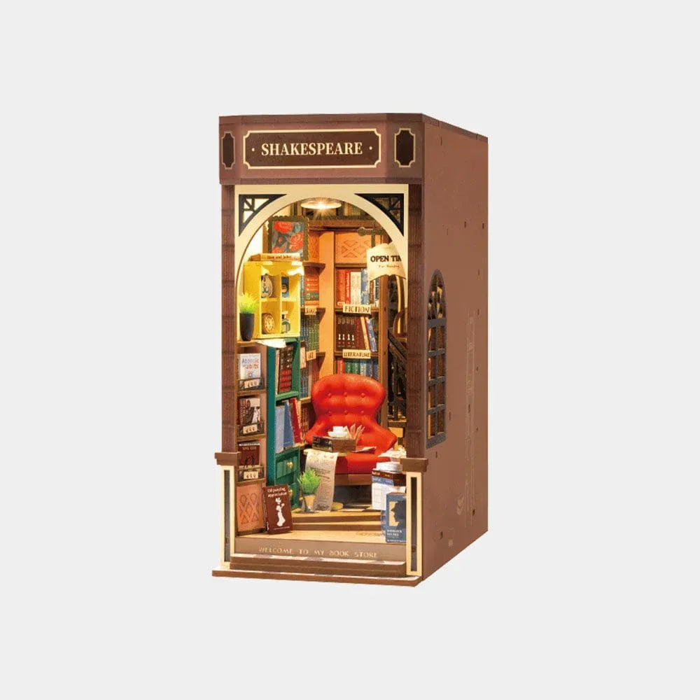 Snaps Rolife Shakespeare Bookstore Book Nook Model Kit
