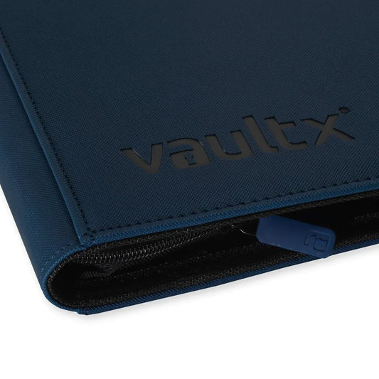 Snaps Royal Blue 9 Slot Vault X 9-Pocket Exo-Tec Zip Binder