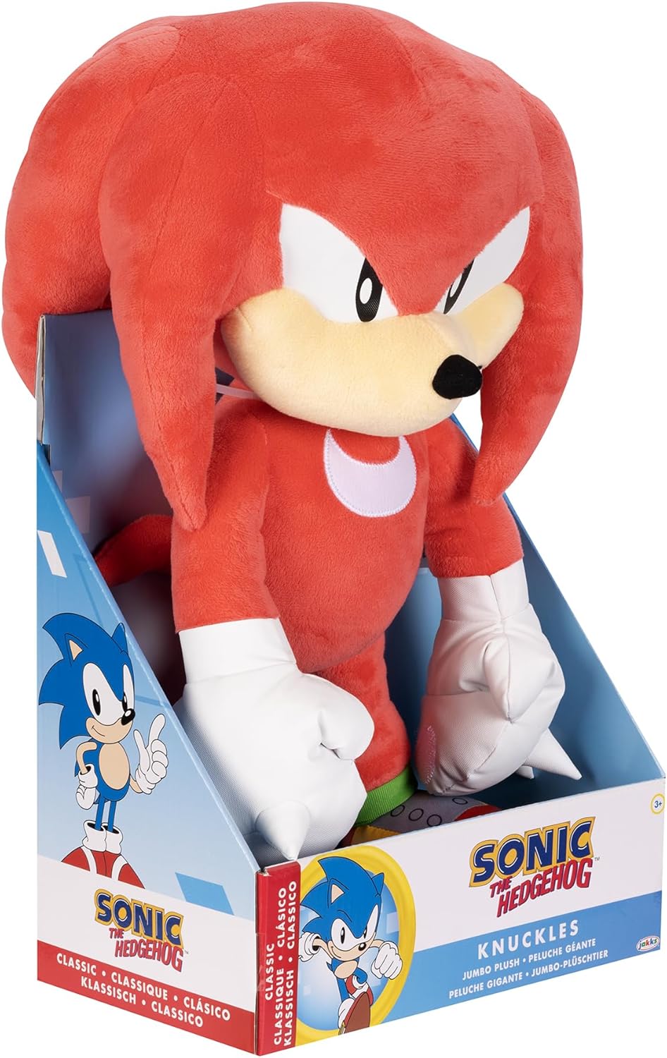 Snaps Sonic The Hedgehog Knuckles Jumbo Plush