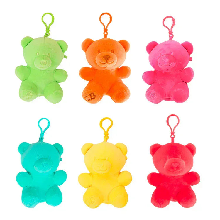 Snaps Squishy Candy Bears 4.5" Plush Clip Assortment