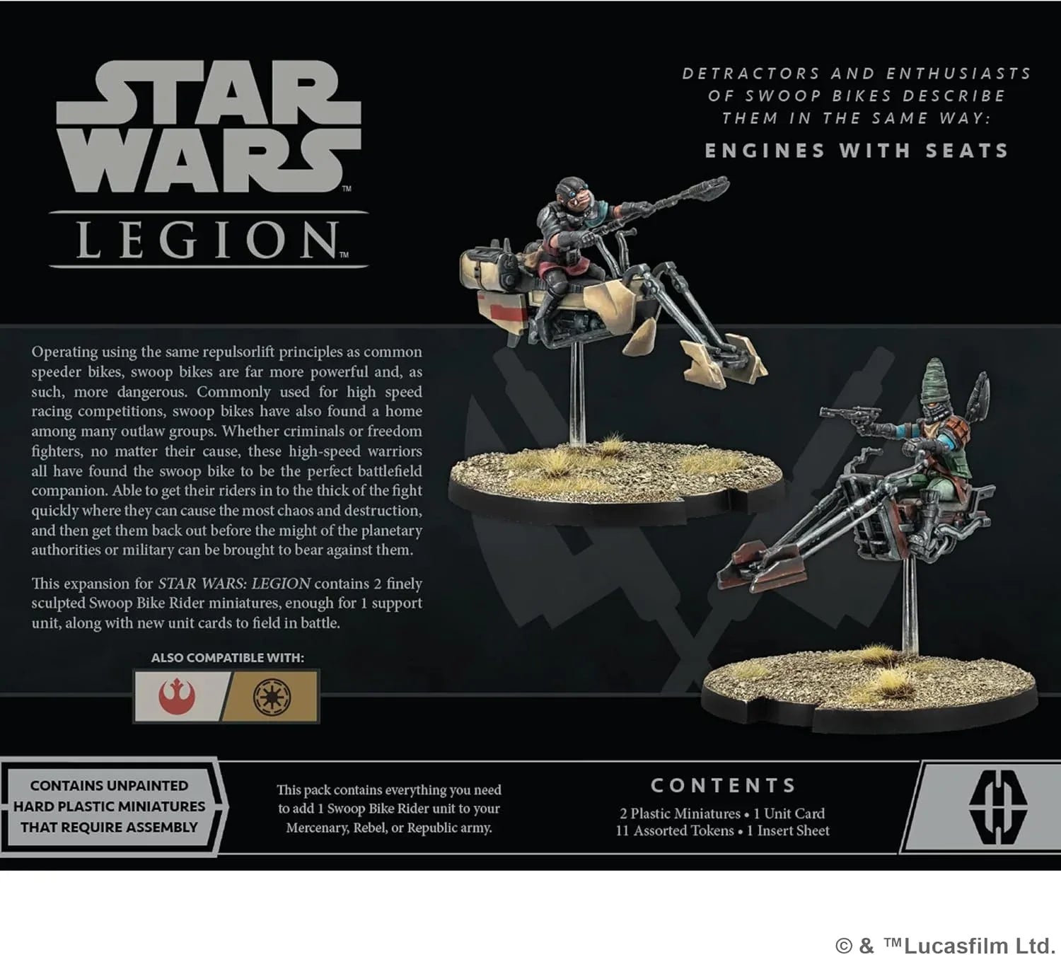 Snaps Star Wars Legion: Swoop Bike Riders Unit Expansion