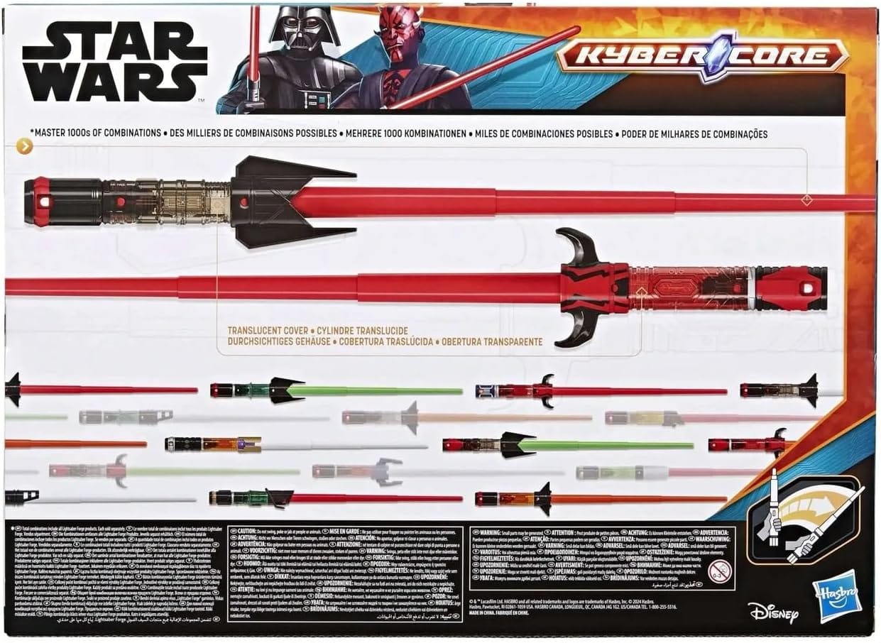 Snaps Star Wars Lightsaber Forge Kyber Core Darth Vader & Darth Maul Lightsaber 2-Pack