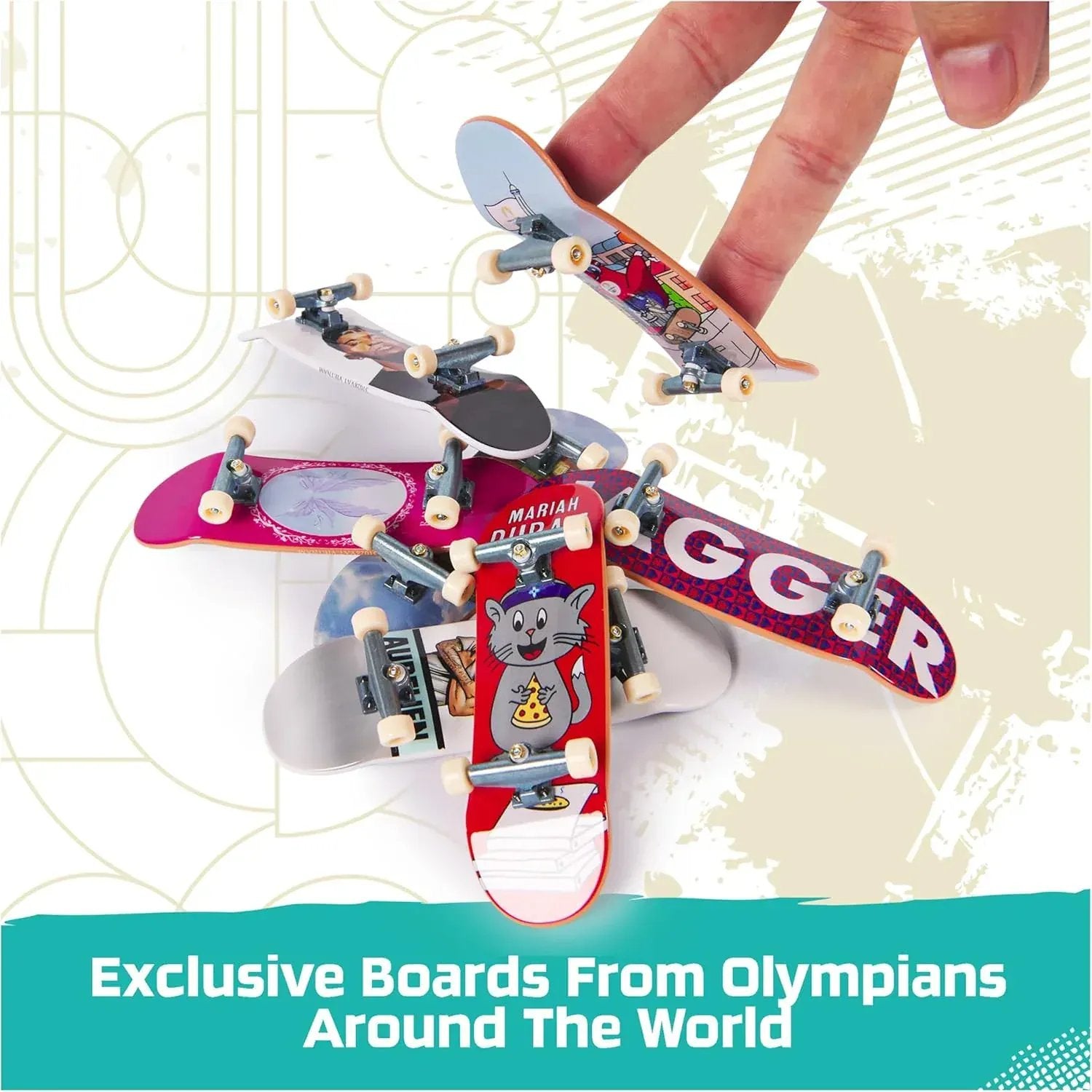 Snaps Tech Deck Fingerboards 8 Pack Olympic Games Paris 2024