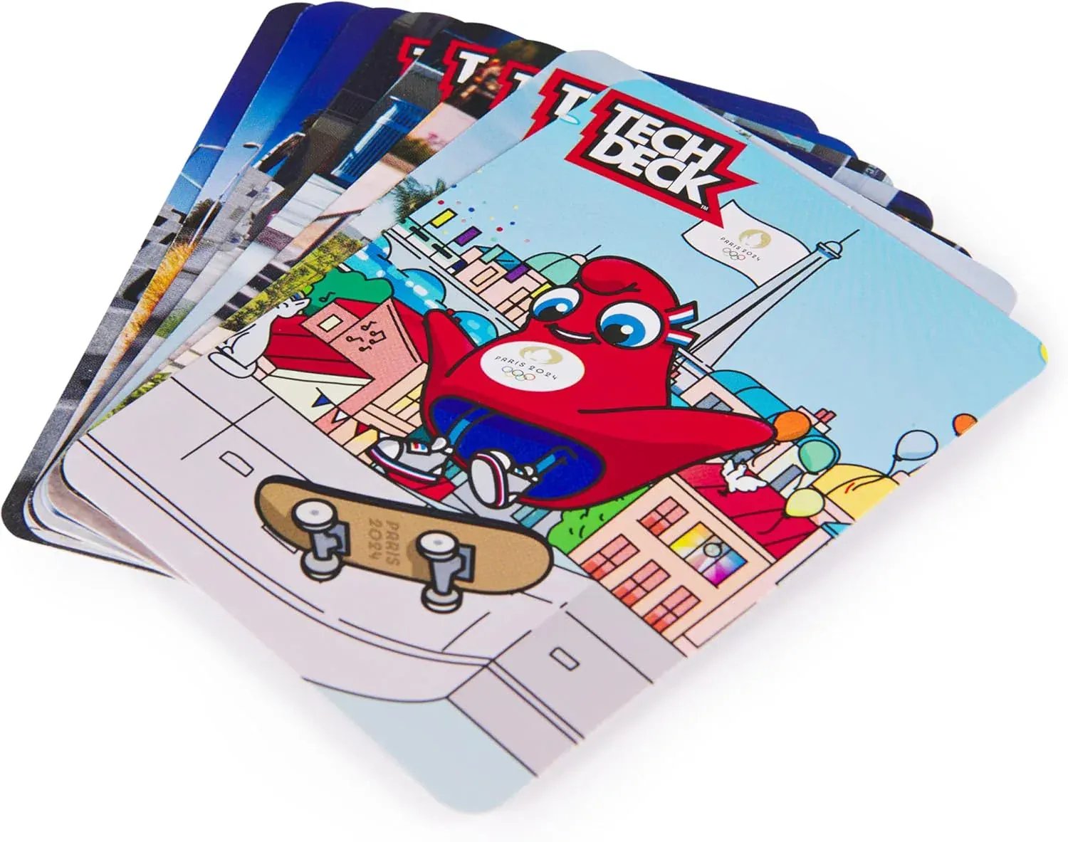 Snaps Tech Deck Fingerboards 8 Pack Olympic Games Paris 2024