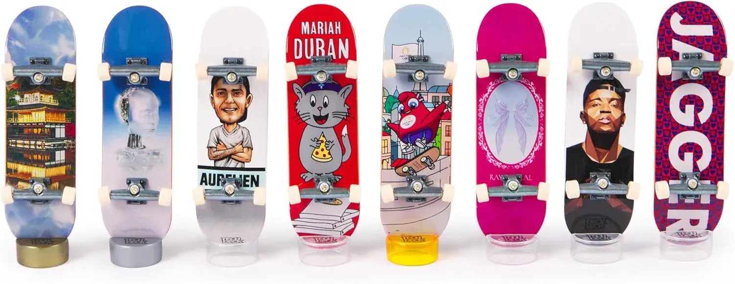 Snaps Tech Deck Fingerboards 8 Pack Olympic Games Paris 2024