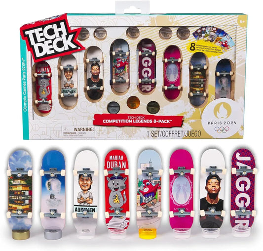 Snaps Tech Deck Fingerboards 8 Pack Olympic Games Paris 2024