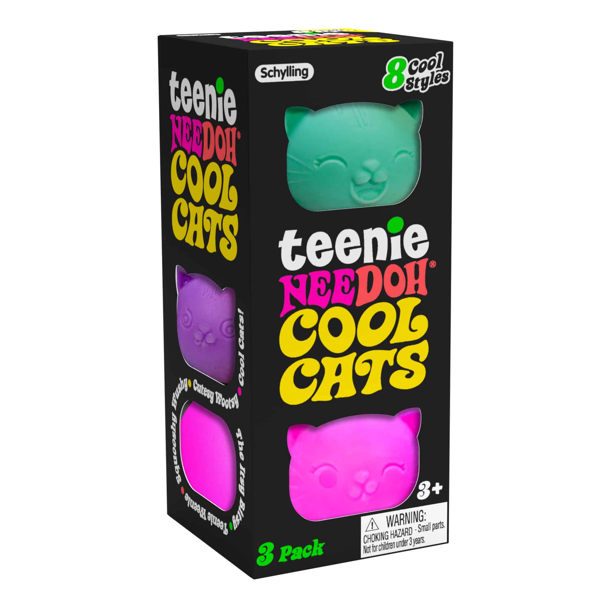 Snaps Teenie Needoh Cool Cats - 3 Pack