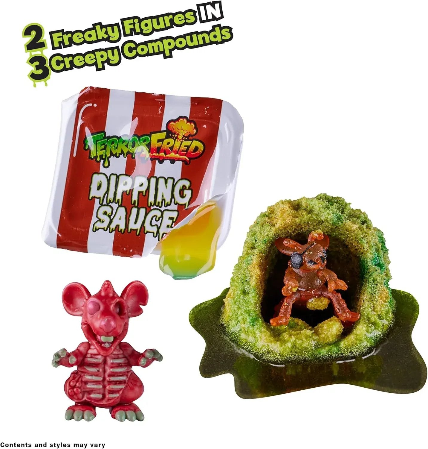 Snaps Terror Fried Nasty Nibbles, Gross collectables with slime