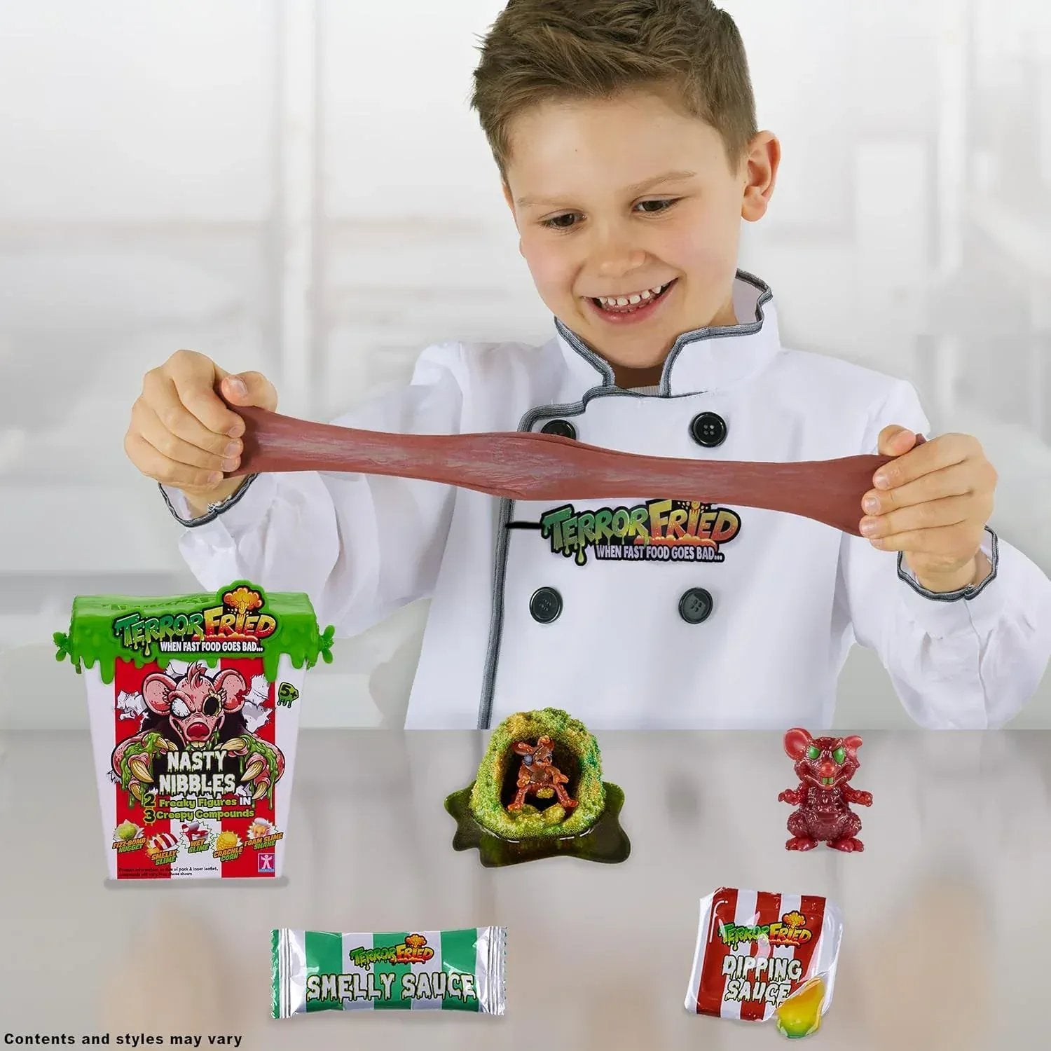 Snaps Terror Fried Nasty Nibbles, Gross collectables with slime