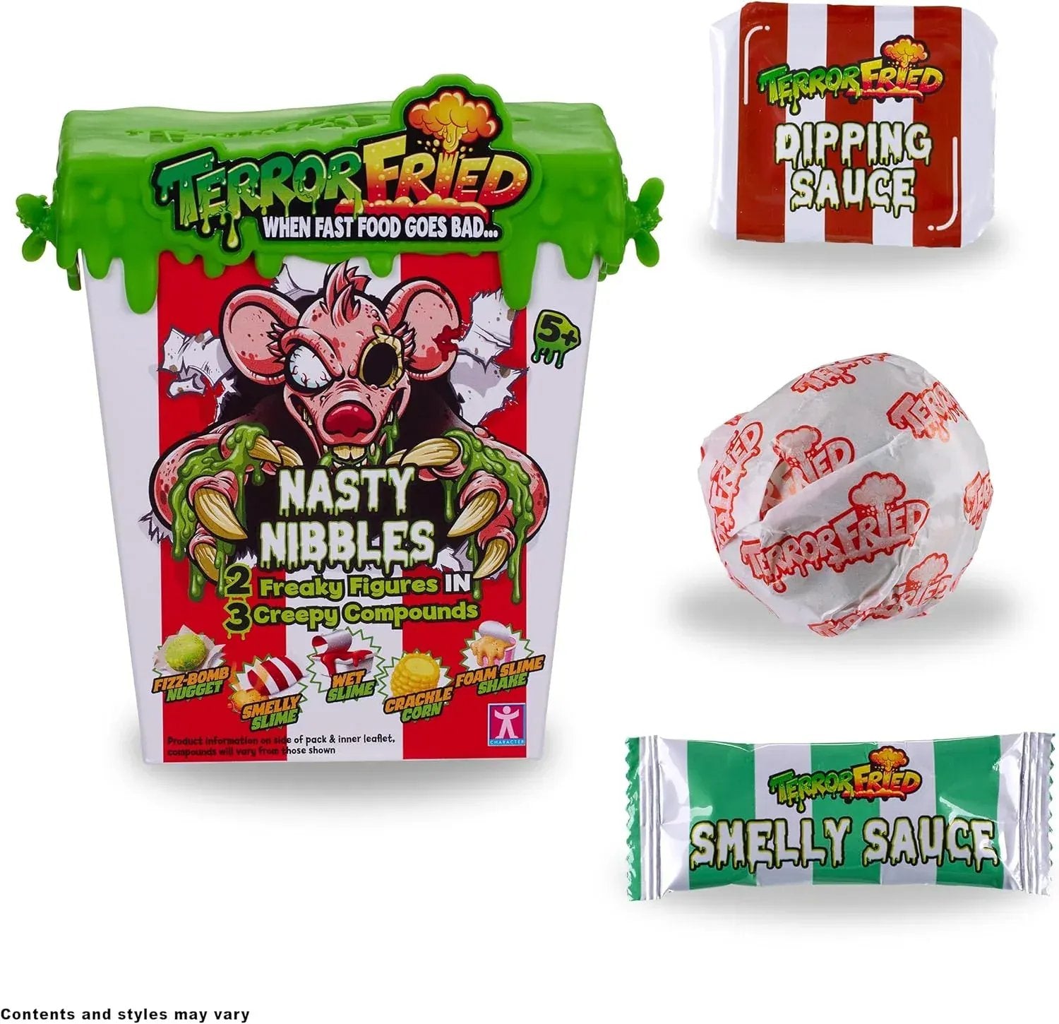 Snaps Terror Fried Nasty Nibbles, Gross collectables with slime