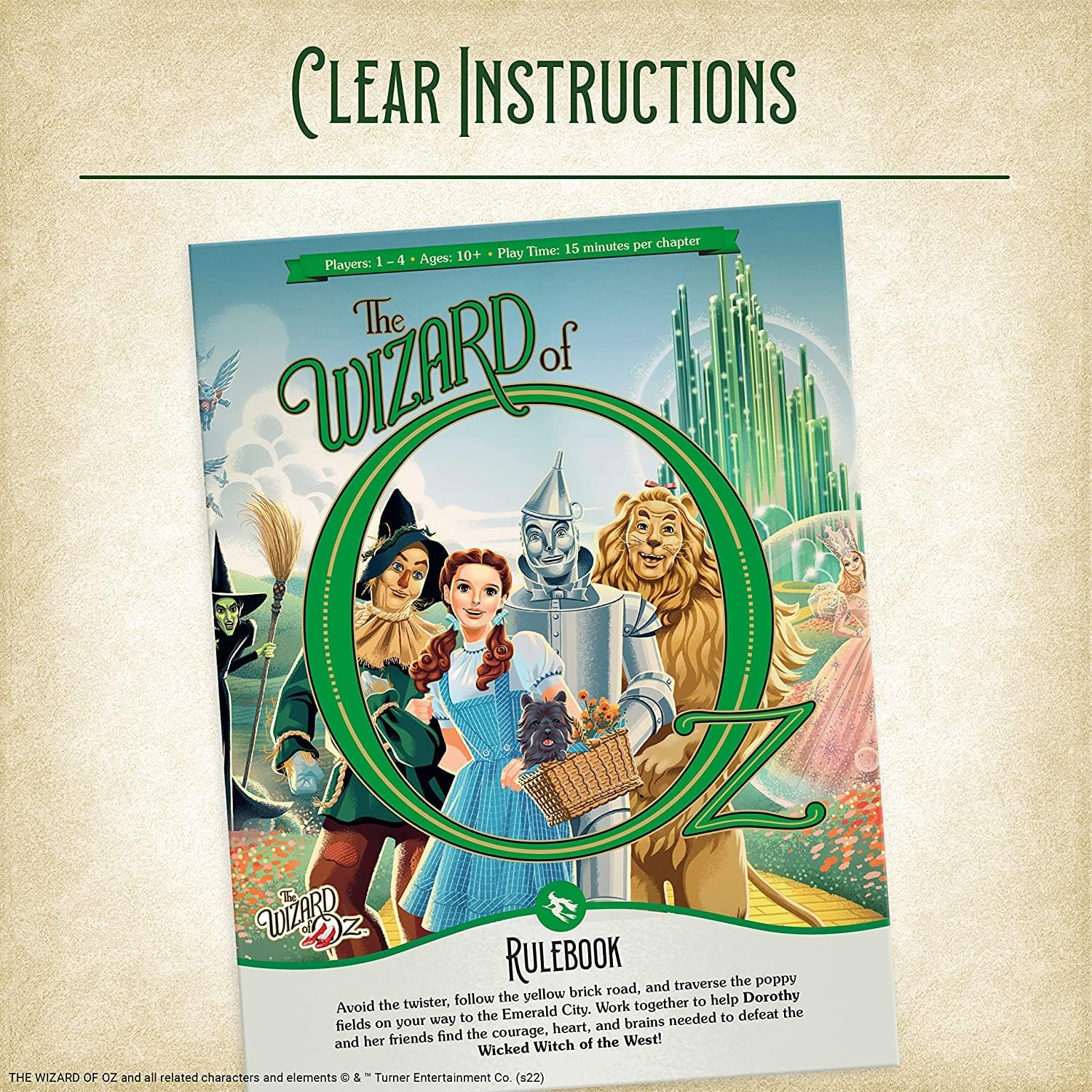 Snaps The Wizard of Oz Adventure Book - Family Strategy Board Game