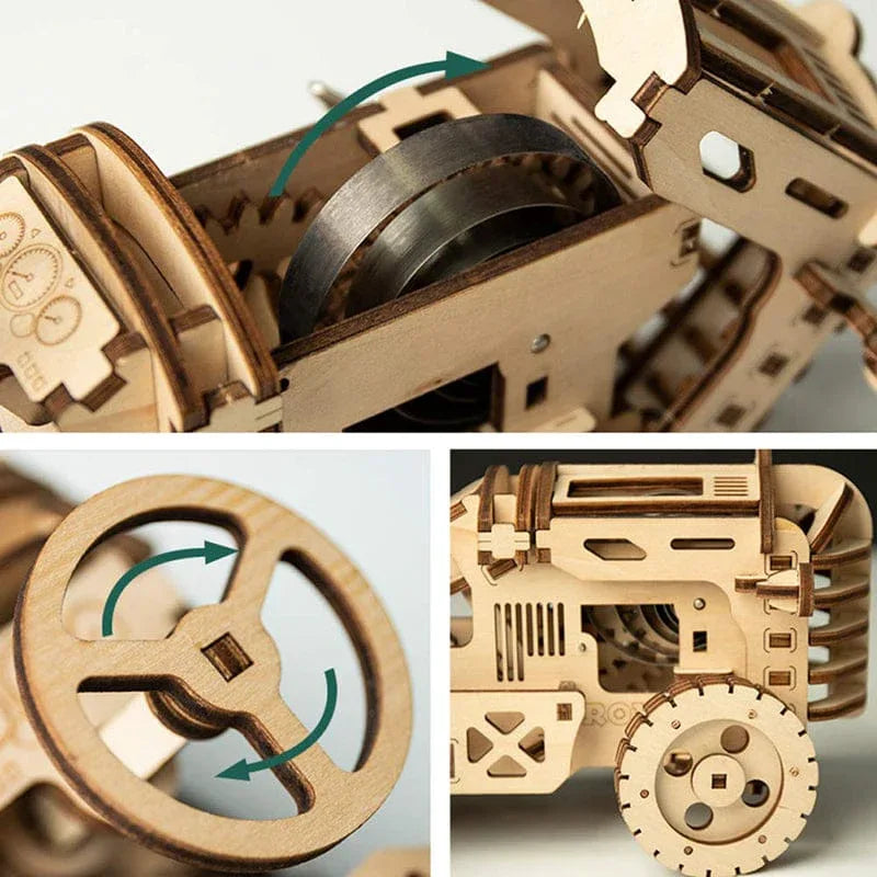 Snaps Tractor 3D Wooden Puzzle