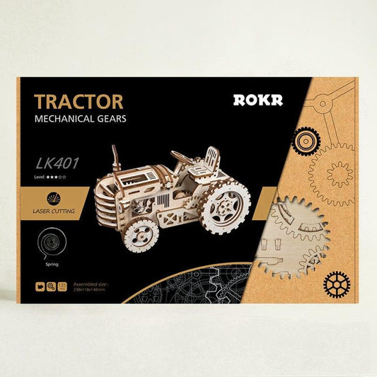 Snaps Tractor 3D Wooden Puzzle