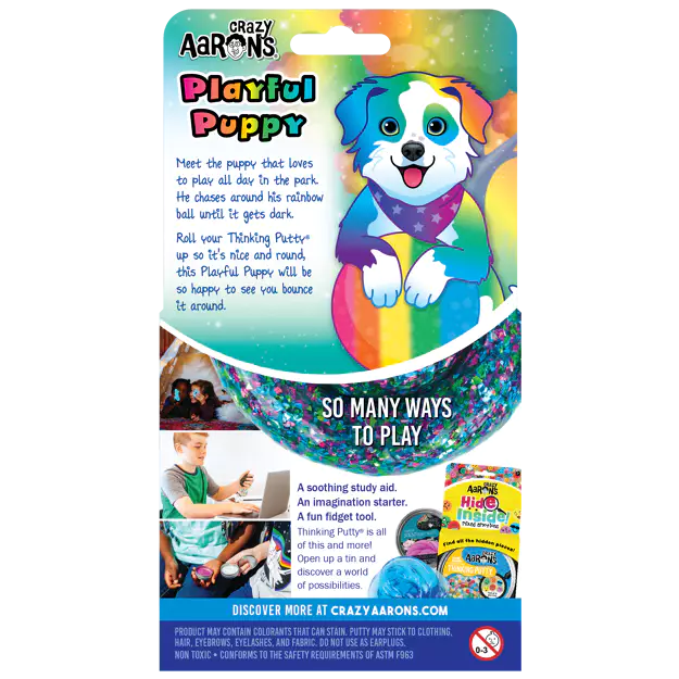 Snaps Trendsetters Putty Pets Playful Puppy - Thinking Putty