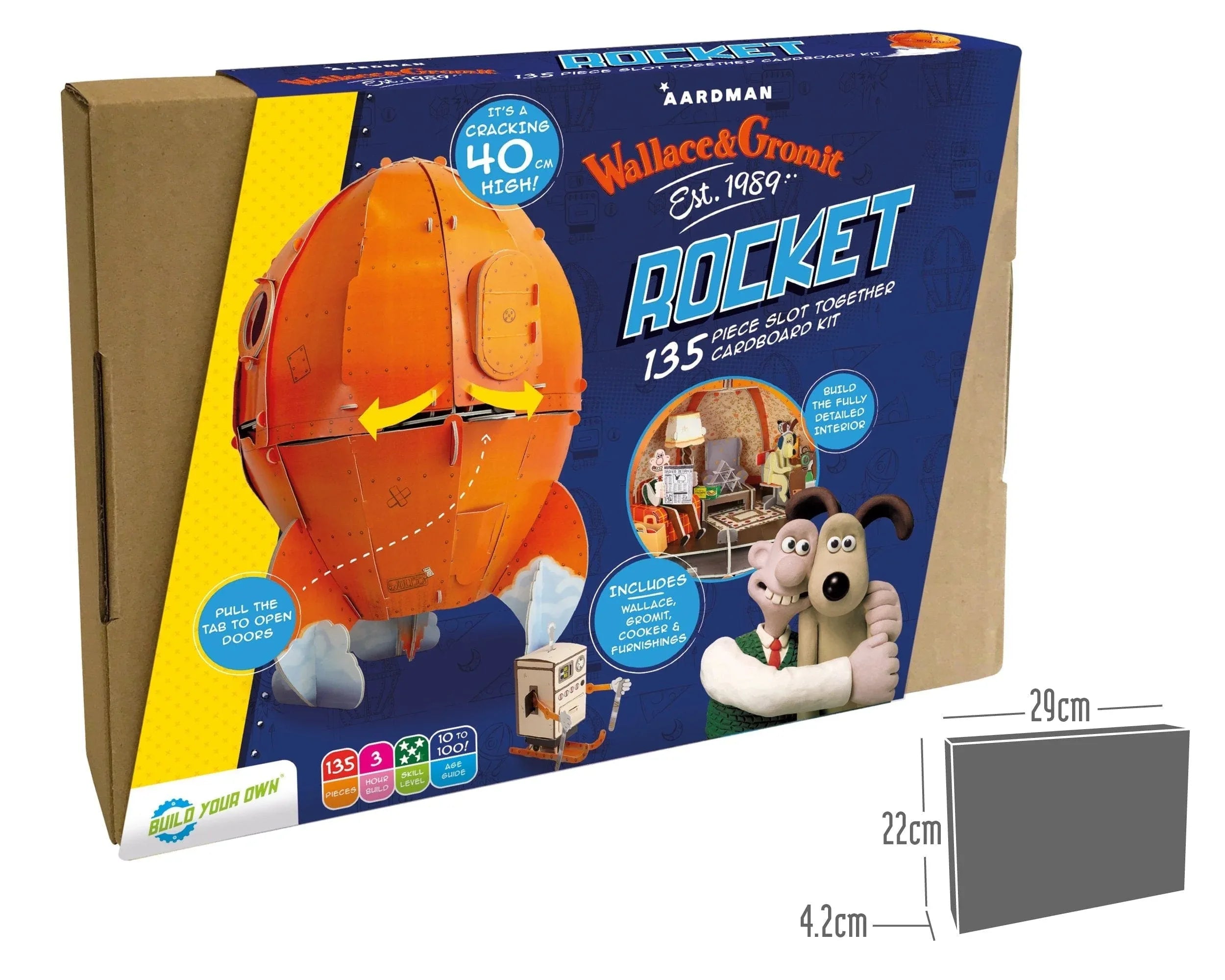 Snaps Wallace & Gromit Rocket - Build Your Own
