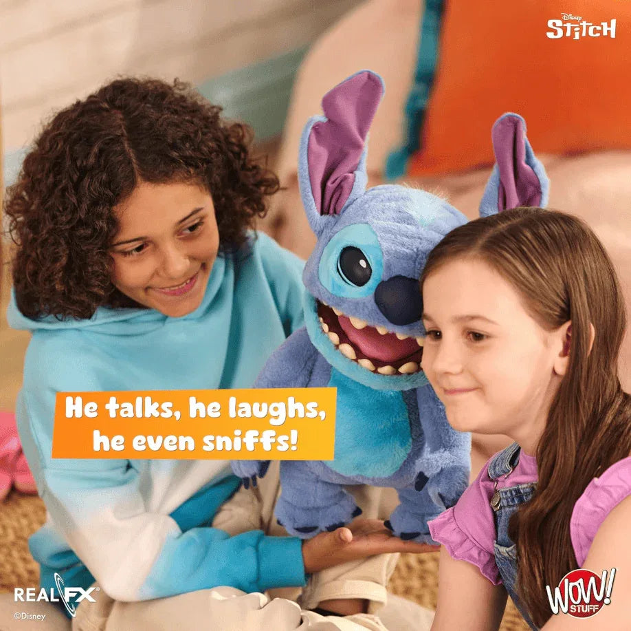 Snaps Wow Stuff Real FX Disney Stitch Animatronic Toy Lilo & Stitch