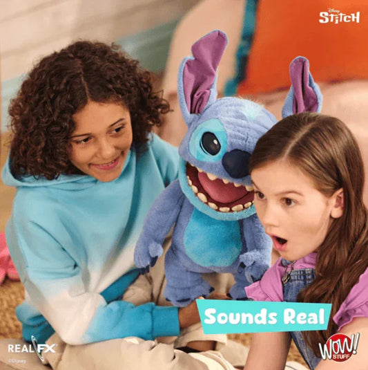 Snaps Wow Stuff Real FX Disney Stitch Animatronic Toy Lilo & Stitch